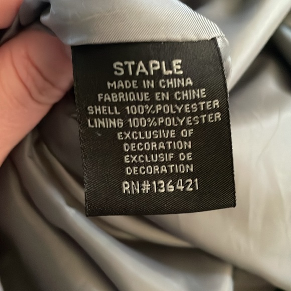 Staple Gray Lightweight Jacket - Picture 6 of 7